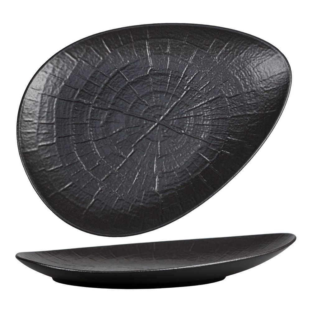 Блюдо  Black Raw Steller для подачи 23,3*31*5 см, P.L. Proff Cuisine
