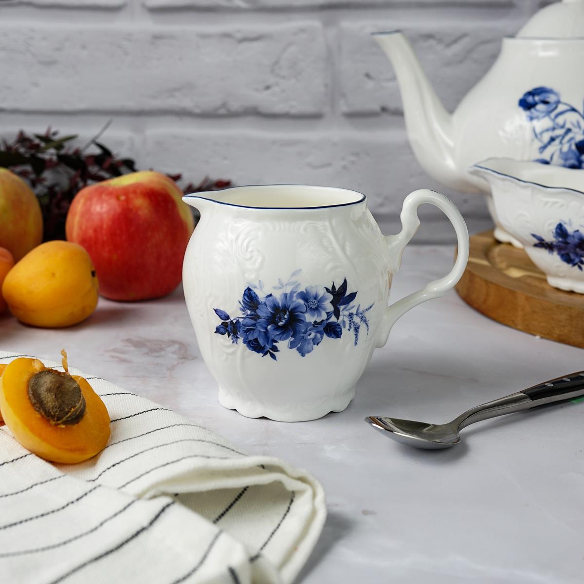 Молочник 260мл, коллекция "Blue Flower"  P.L. Proff Cuisine