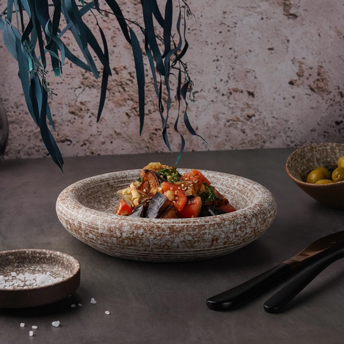 Блюдо для подачи 21*4,5 см, Brown Taiga Untouched, P.L. Proff Cuisine