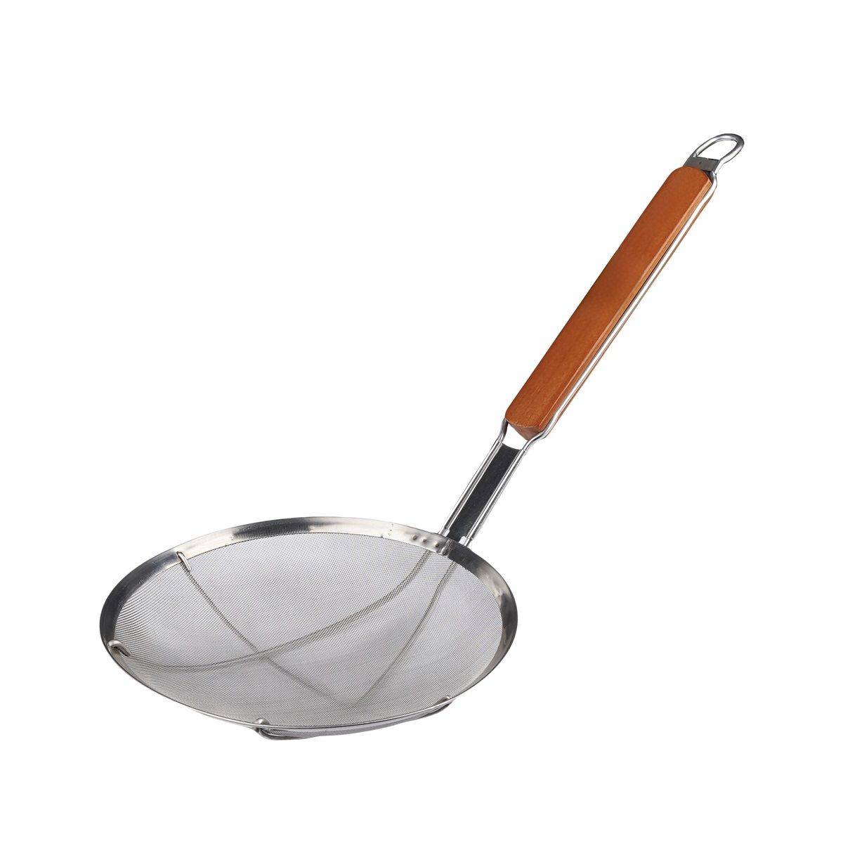 Шумовка сетчатая с деревянной ручкой d 22.5 см, l 50 см,  P.L. Proff Cuisine