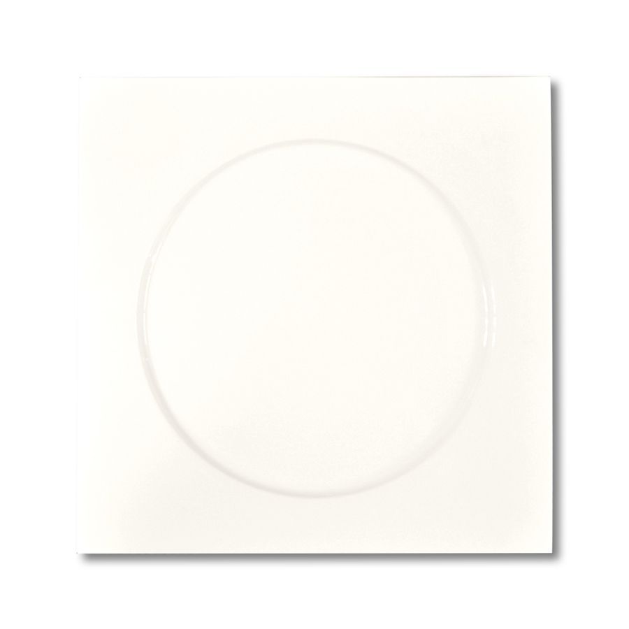 Тарелка квадратная Kunst Werk "Black Label" 18,5*18,5 см с круглым центром, P.L. Proff Cuisine