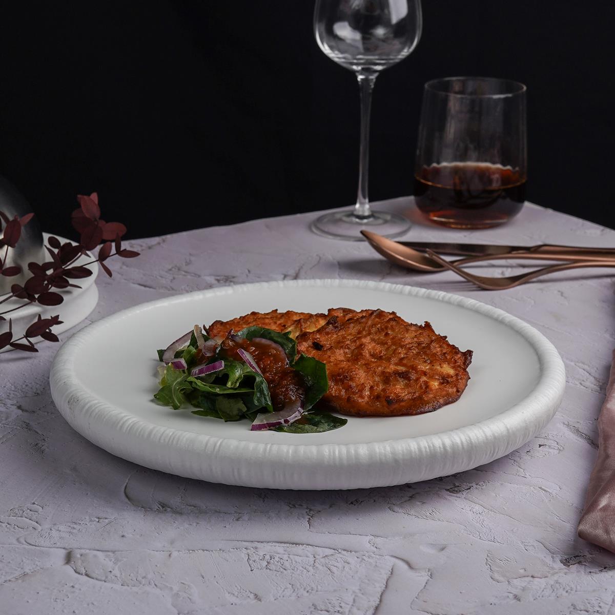Тарелка мелкая d=27,5см, h=3 см,фарфор,серия "White Moon",  P.L. - Proff Cuisine