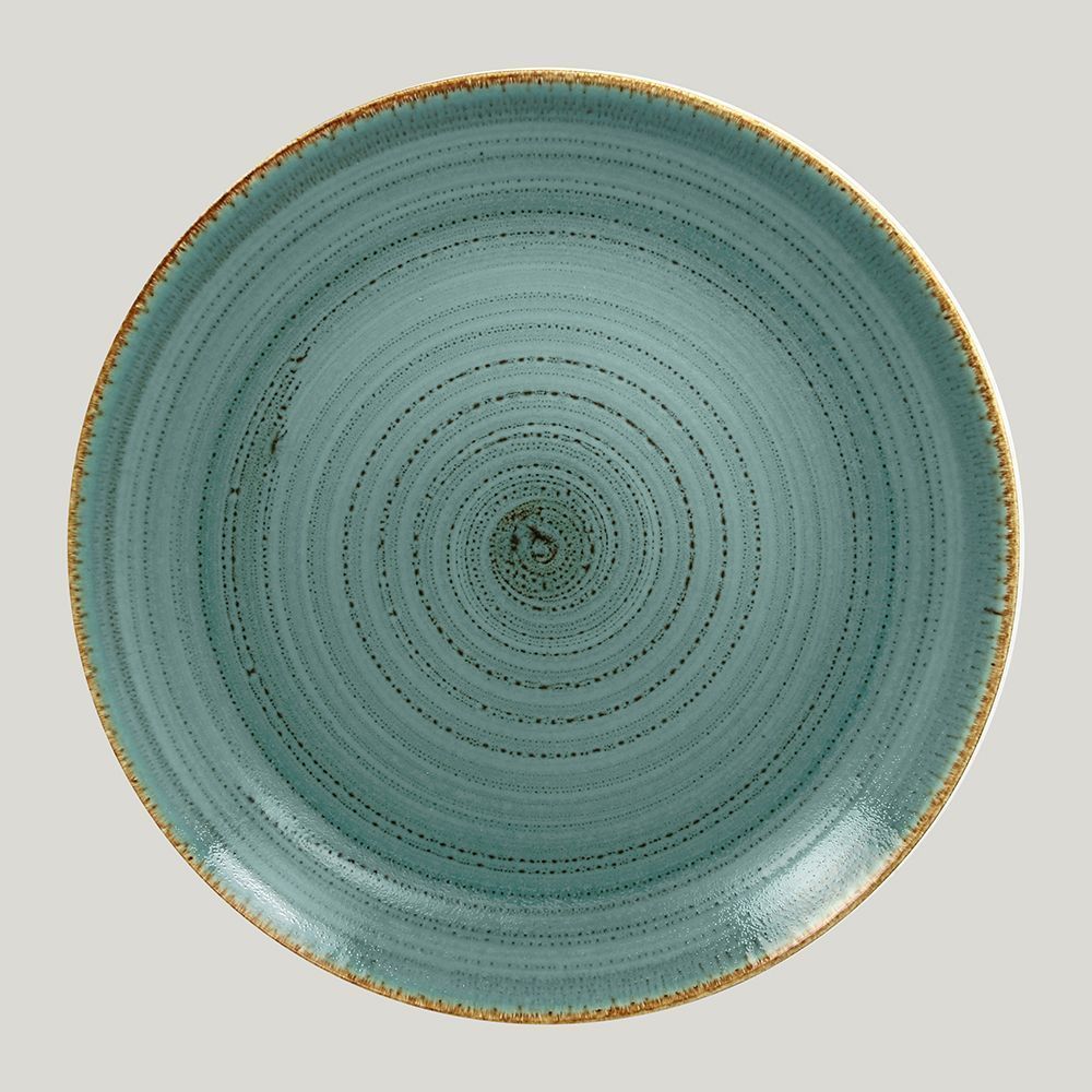Тарелка RAK Porcelain Twirl Lagoon плоская 24 см