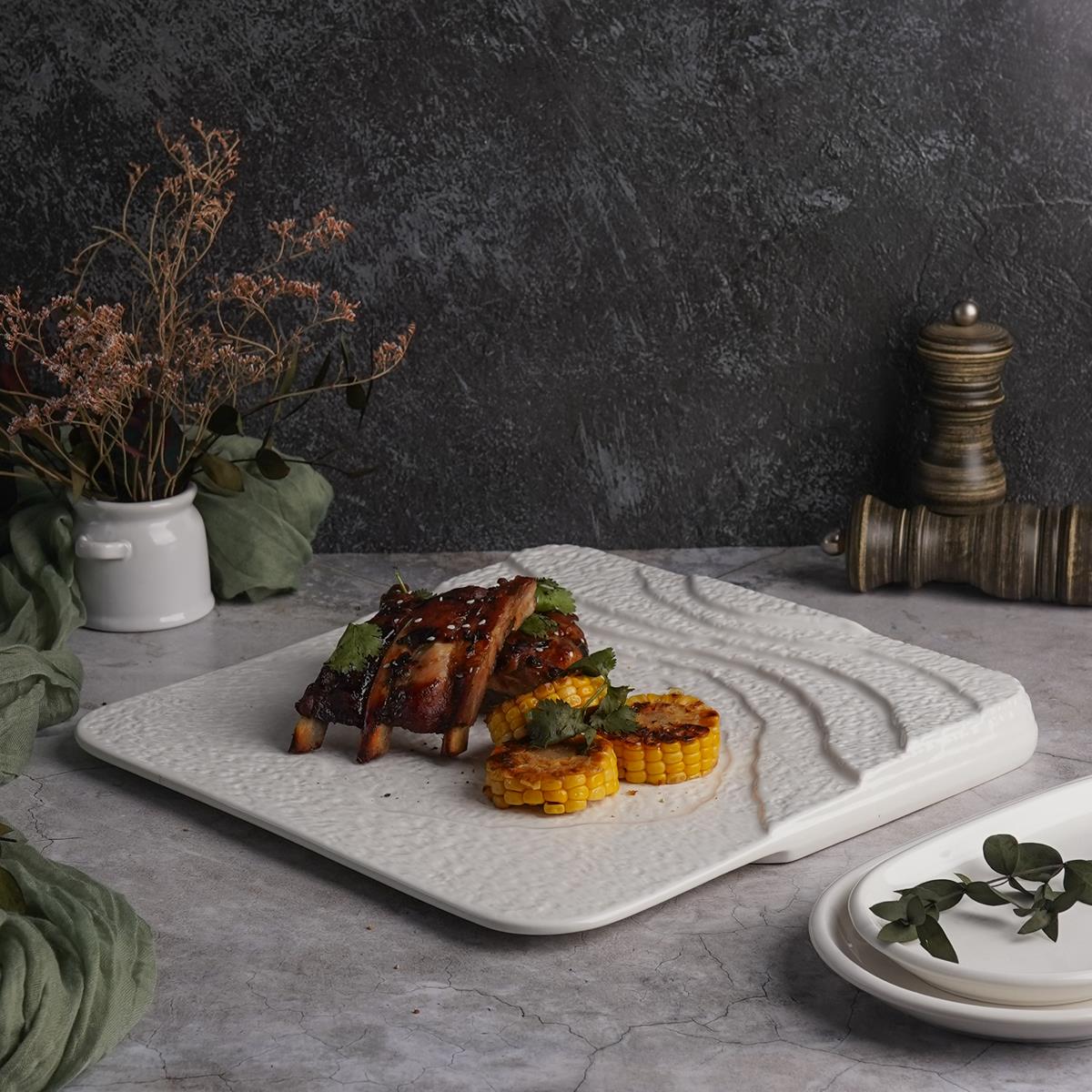 Тарелка Oyster 30*30 см, P.L. Proff Cuisine