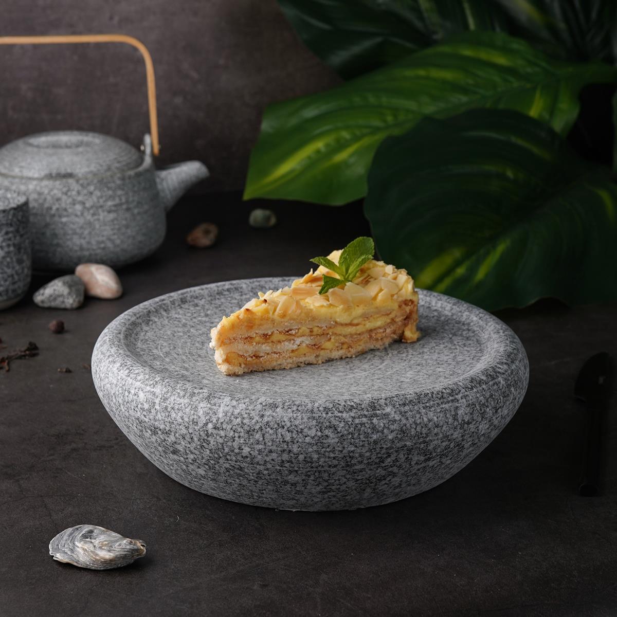 Блюдо для подачи  d=23,5 см, h=6,5 см, Stone Untouched Taiga, P.L. Proff Cuisine