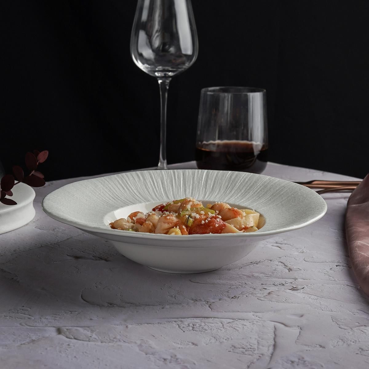 Тарелка глубокая, d=23,5 см, 250 мл,серия "Frost White Moon",  P.L. - Proff Cuisine