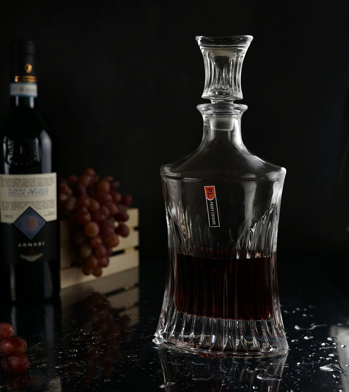 Штоф с крышкой " Aura" стекло, 750 мл, P.L. - BarWare