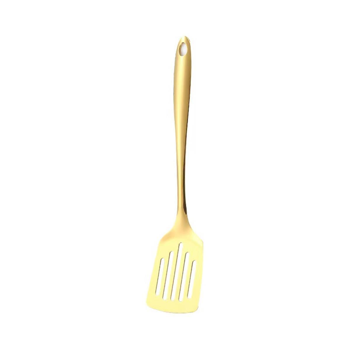 Лопатка сервировочная, 27 см,PVD,золотой цвет  PL Proff Cuisine