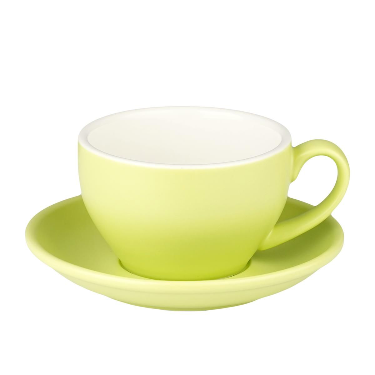 Кофейно-чайная пара Barista (Бариста) 250 мл,матовый цвет зеленого плода, P.L.