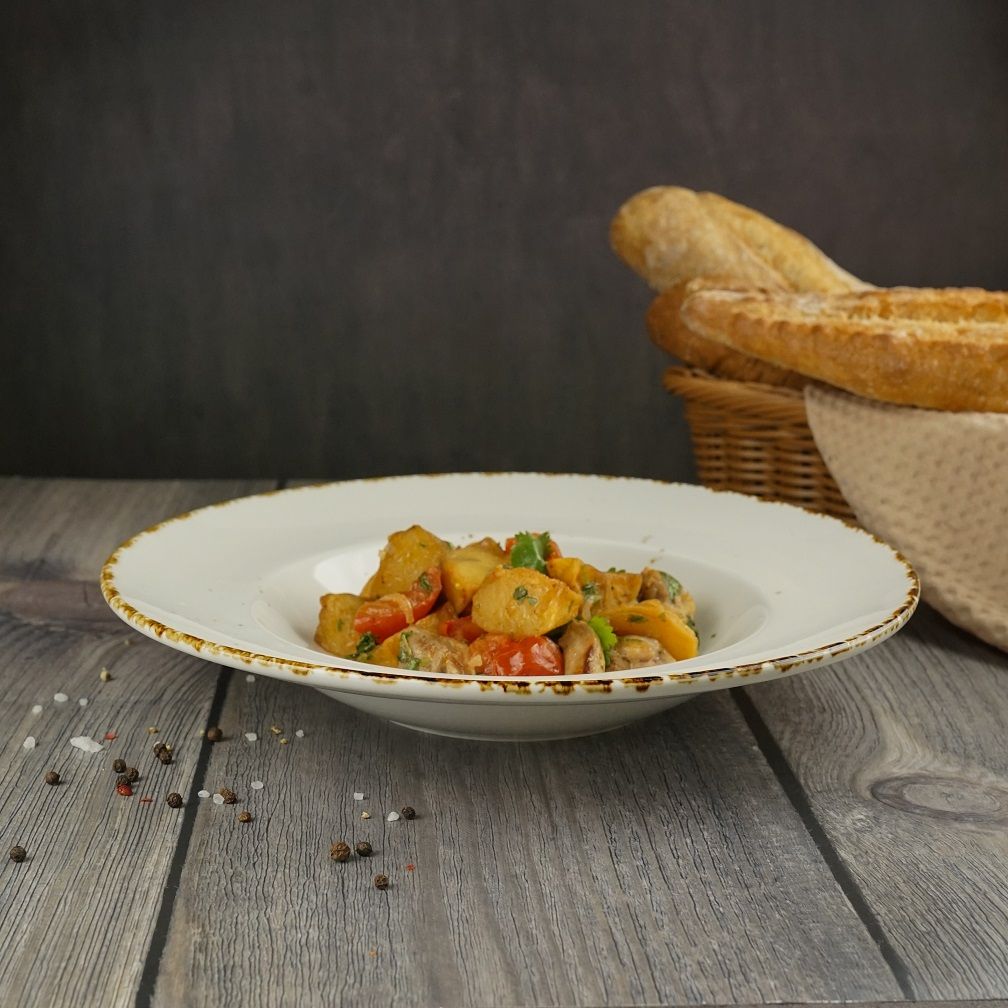 Тарелка круглая для пасты Organica Grain 400 мл, d=27,5 см, P.L. Proff Cuisine