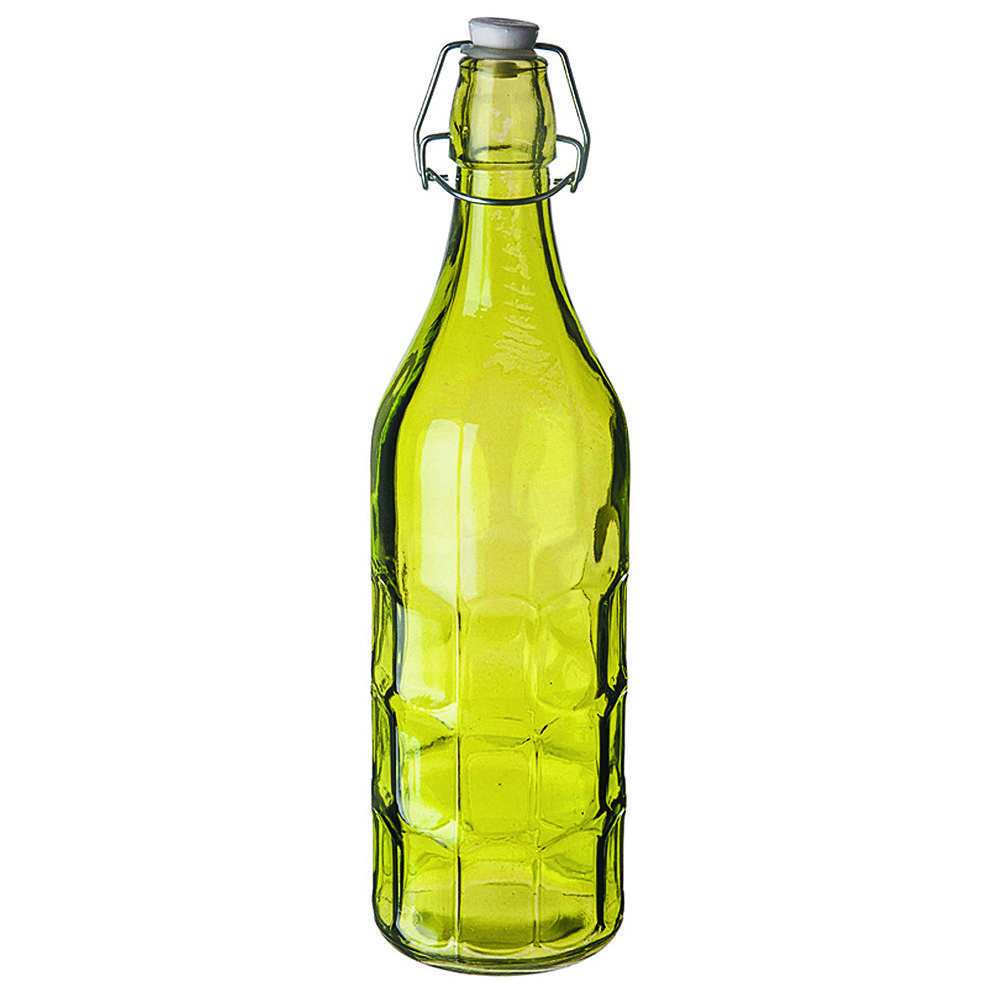 Бутылка зеленая с крышкой 1 л, стекло, P.L. Proff Cuisine