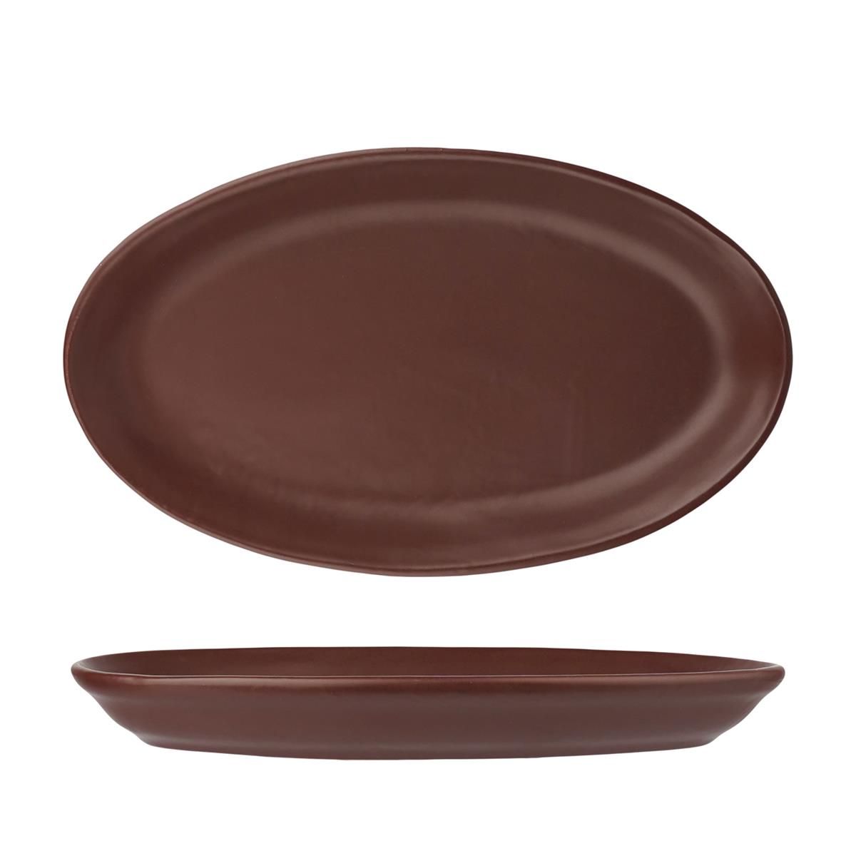 Бюдо овальное,селедочница 25*15 cм,"Шелк-Доломит",матовая керамика,Россия