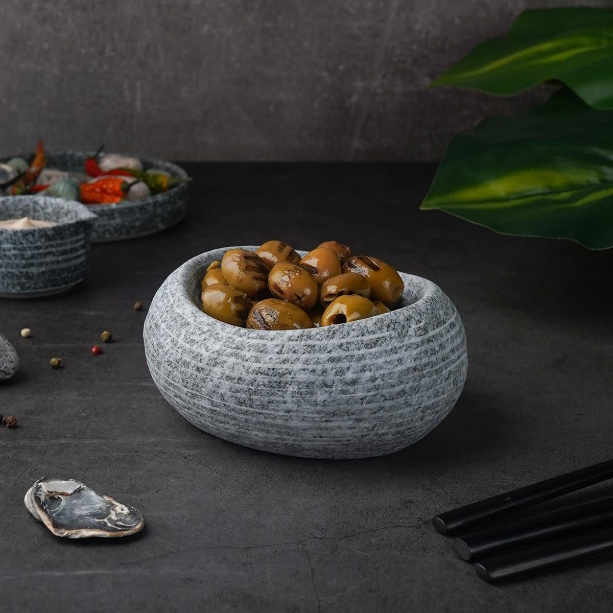 Блюдо для подачи  14*12*6 см, 100 мл, Stone Untouched Taiga, P.L. Proff Cuisine