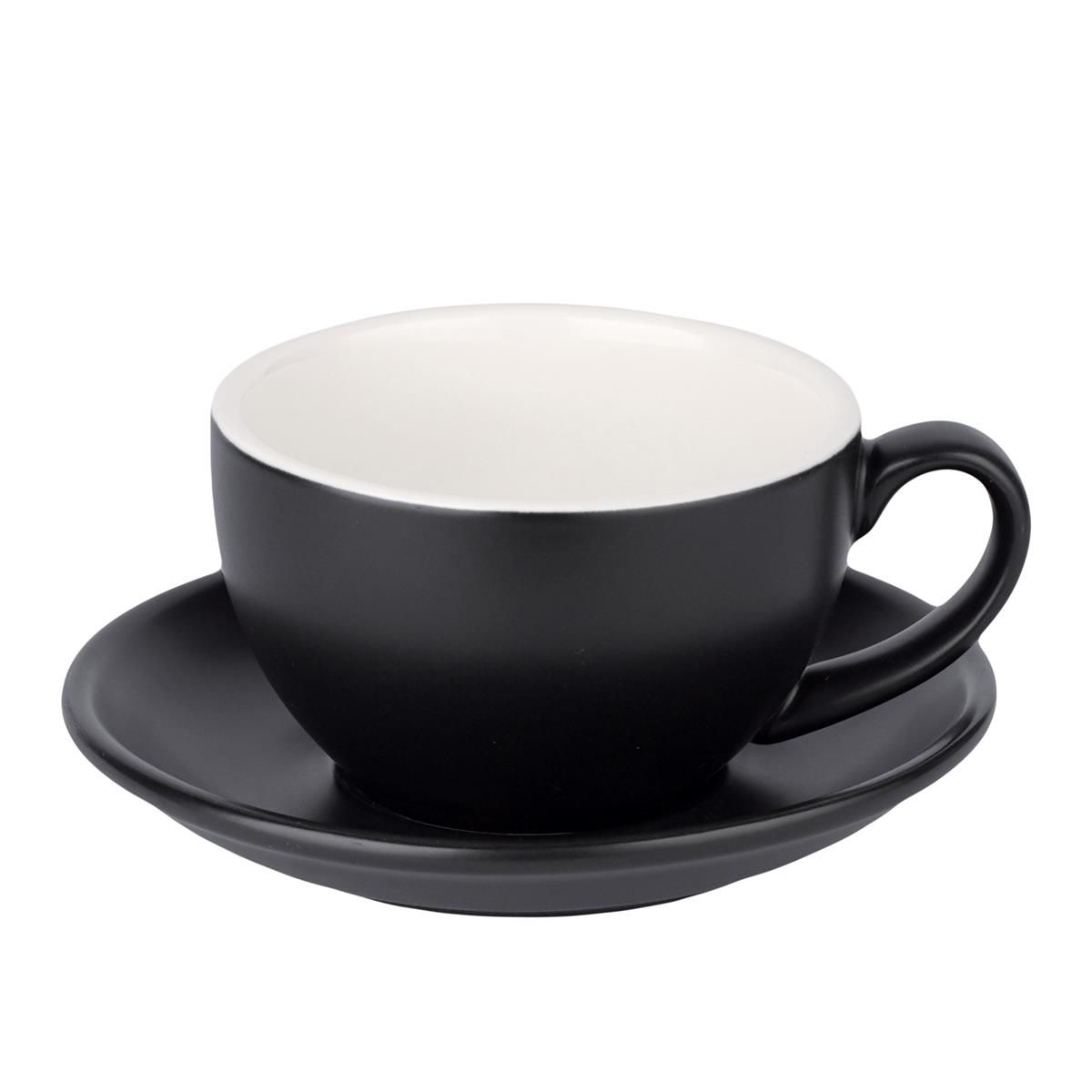 Кофейно-чайная пара Barista (Бариста) 350 мл,черный-матовый цвет, P.L.