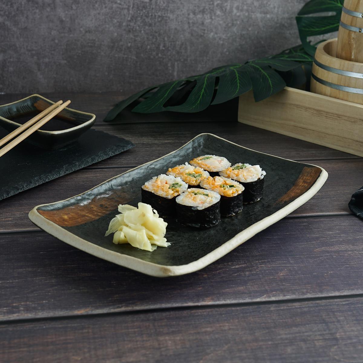Блюдо для подачи 23,5*14,7*3 см, "Dark Panasia" P.L. Proff Cuisine