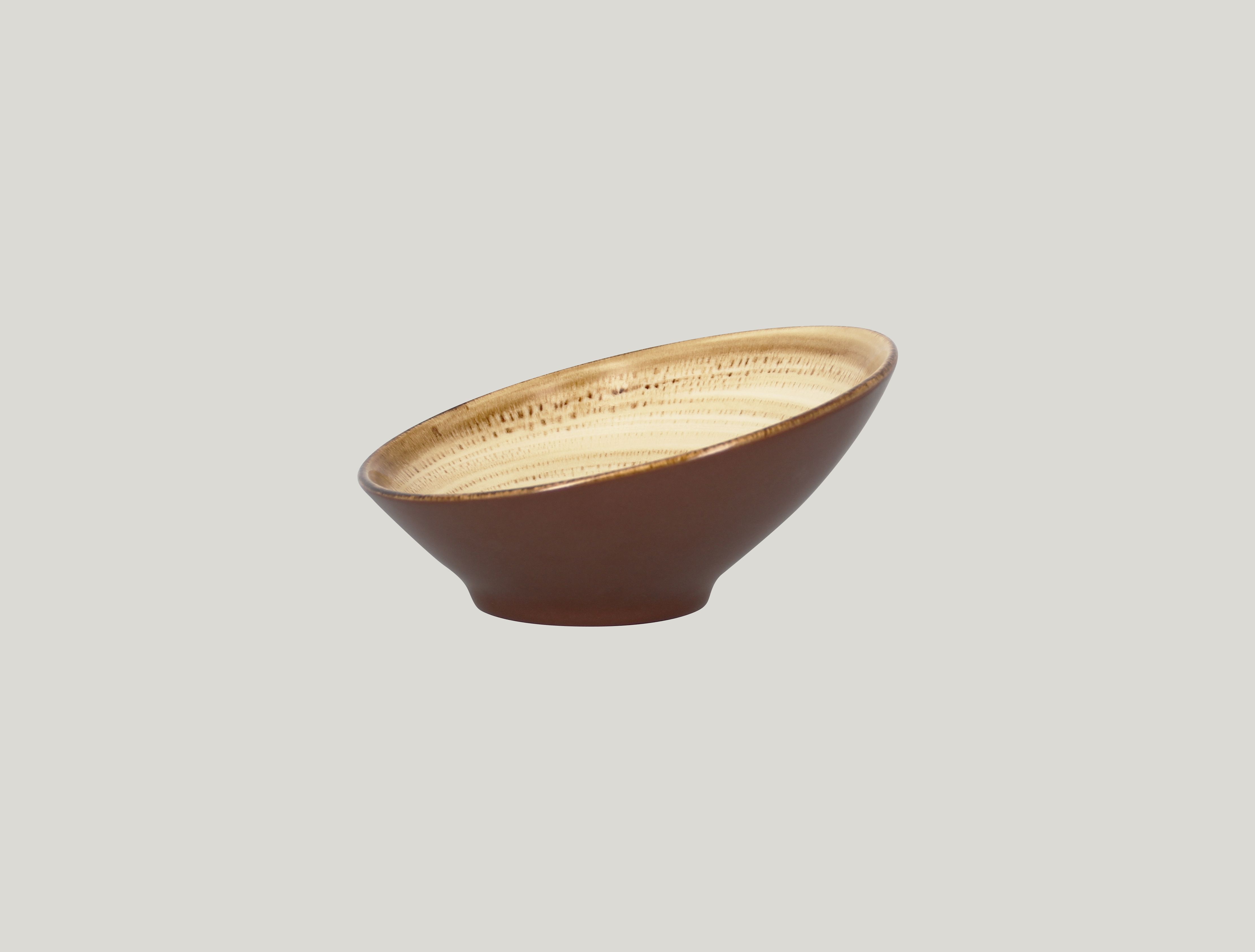 Ассиметричная тарелка RAK Porcelain Twirl Beach 650 мл, 22*9 см