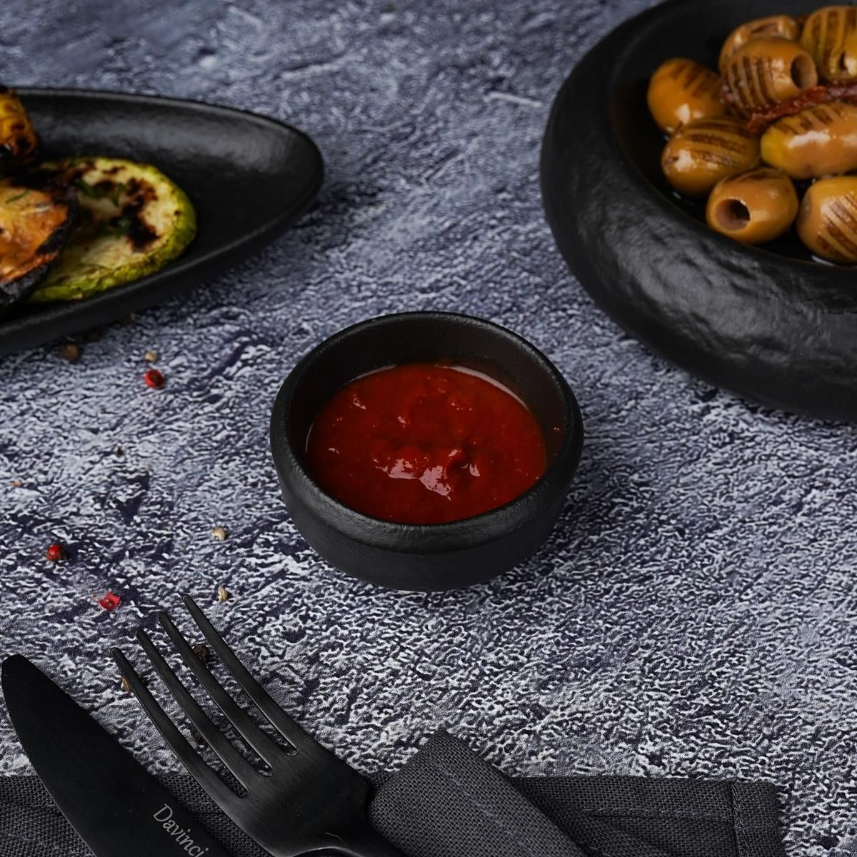 Соусник  Black Raw Steller 6,7*3,4 см, P.L. Proff Cuisine