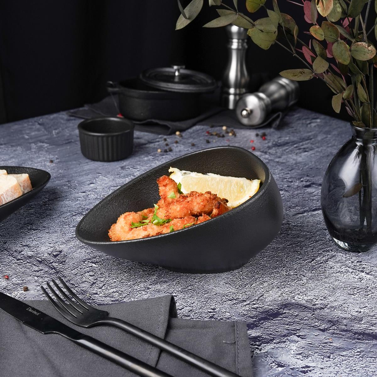 Салатник  Black Raw Stellar 19*14*9 см, P.L. Proff Cuisine