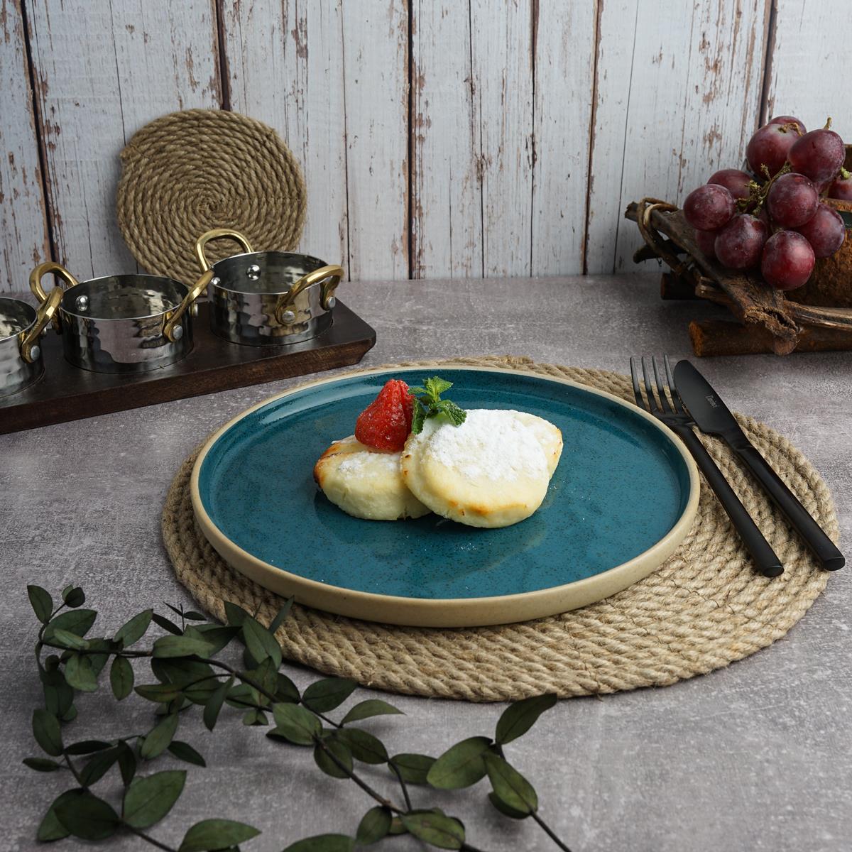 Тарелка с бортом Blue Taiga d=23,4 см, h=1,7 см, P.L. Proff Cuisine