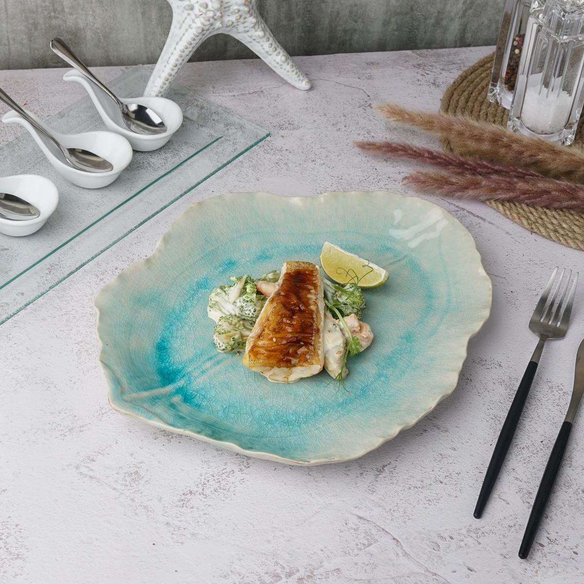 Блюдо 30,5*25 см,керамика "Frutti di Mare" P.L.