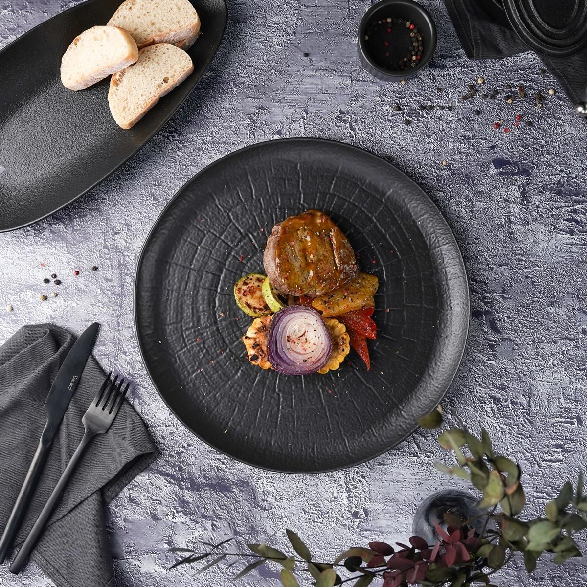 Тарелка  Black Raw Stellar 29,5 см, P.L. Proff Cuisine