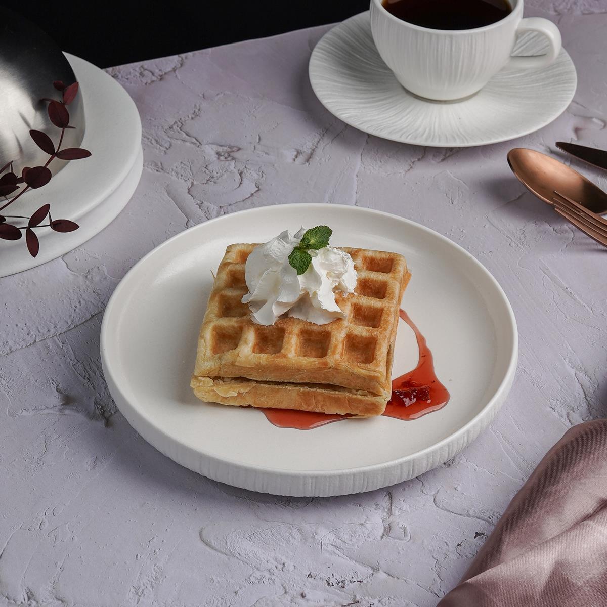 Тарелка с бортом  d=20 см, h=3 см, серия "Frost White Moon",  P.L. - Proff Cuisine
