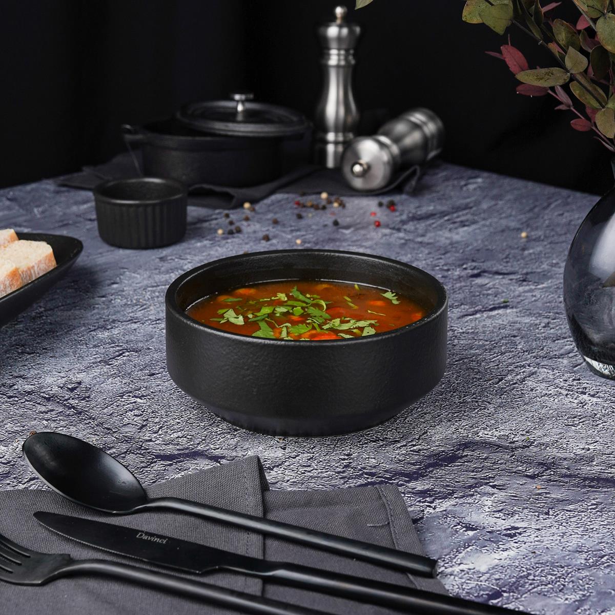 Салатник  Black Raw Stellar 600 мл, d=15 см, P.L. Proff Cuisine