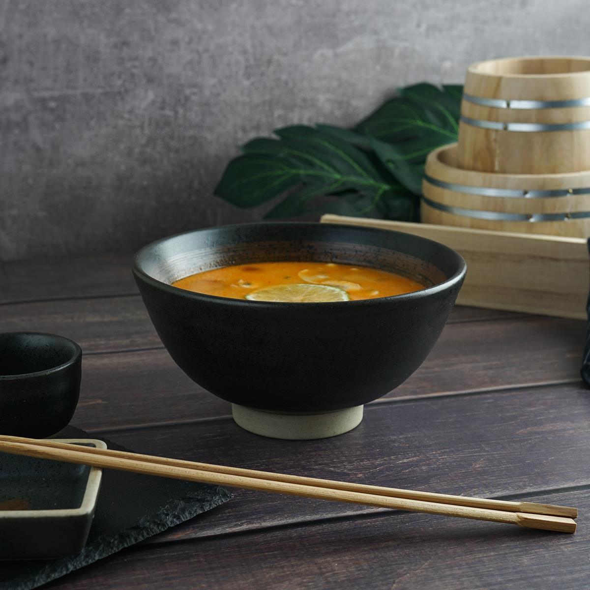 Салатник,миска для лапши d=16 см,  h=8 см, 700мл. "Dark Panasia" P.L. Proff Cuisine