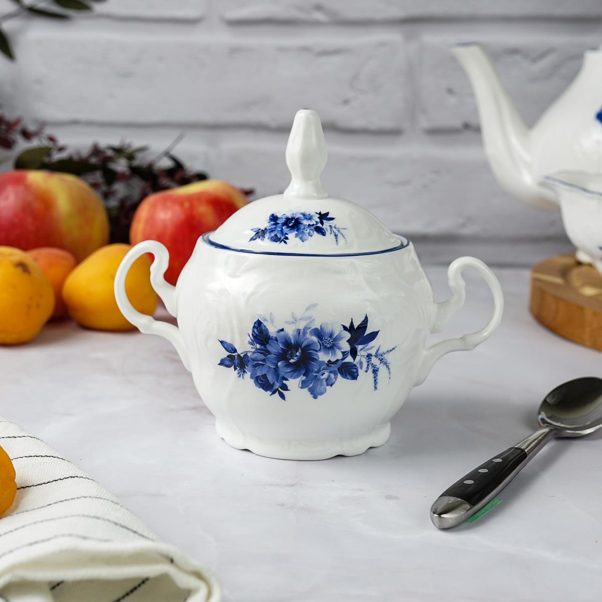 Сахарница, 300мл, коллекция "Blue Flower"  P.L. Proff Cuisine