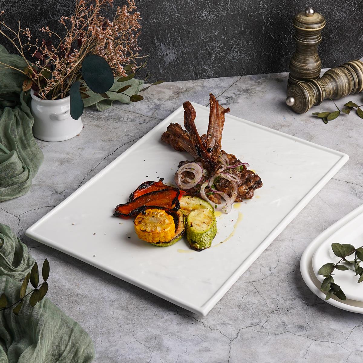 Блюдо прямоугольное 25,5*36 см, P.L. Proff Cuisine