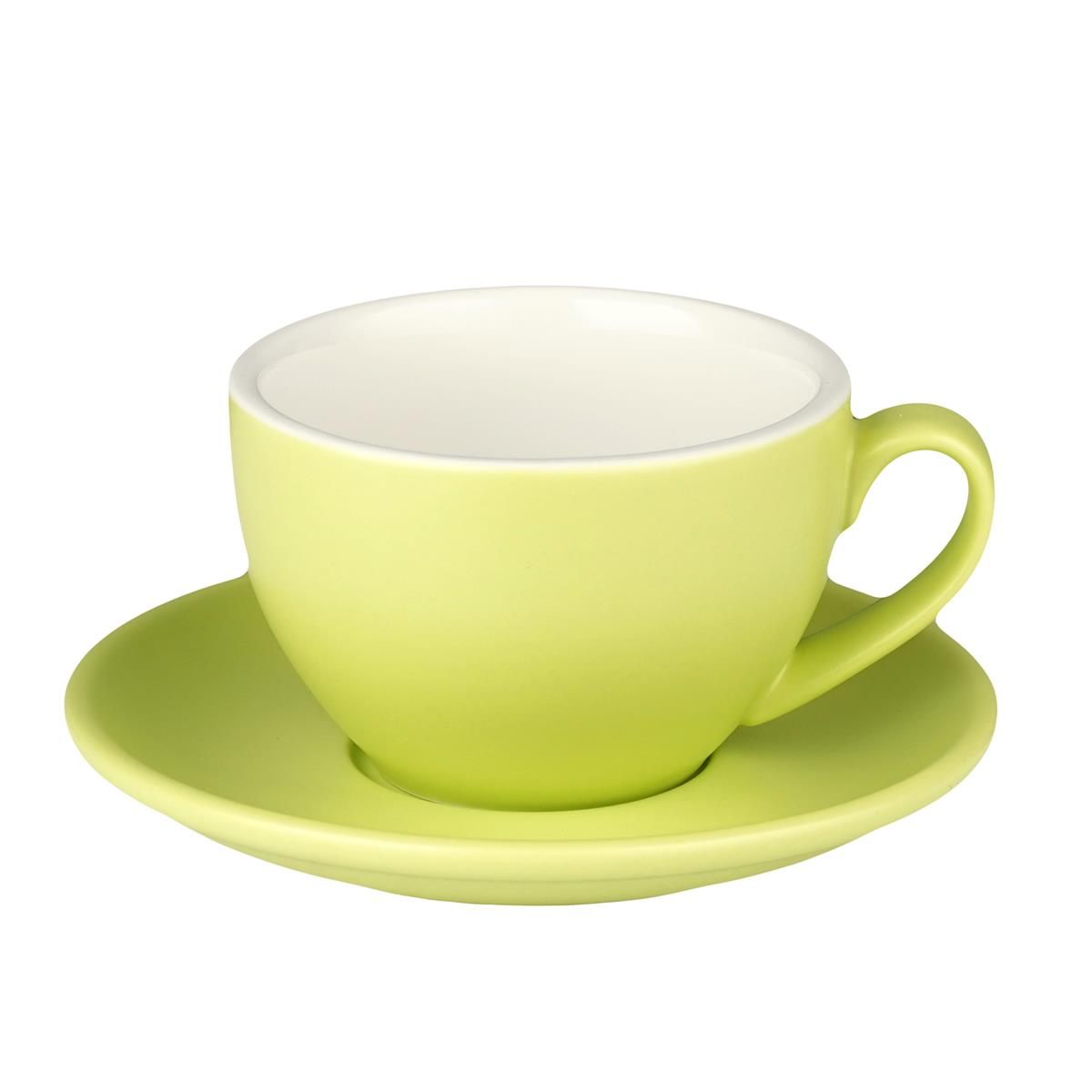 Кофейно-чайная пара Barista (Бариста) 350 мл,матовый цвет зеленого плода, P.L.