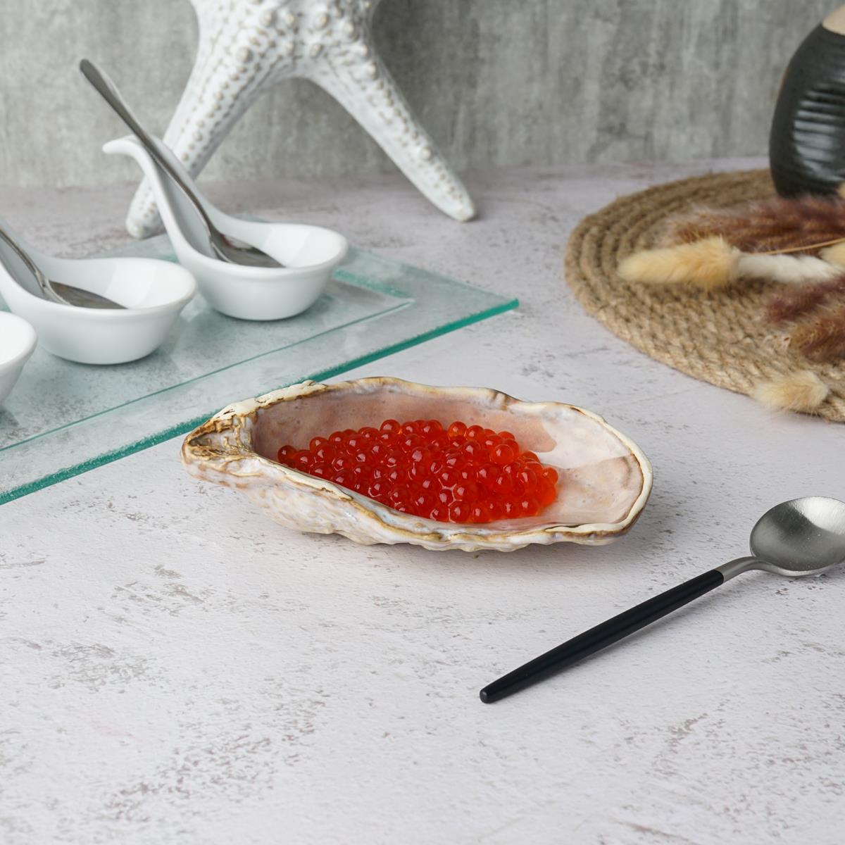 Блюдо 12.6*6.6 см, 15 мл,керамика "Frutti di Mare" P.L.