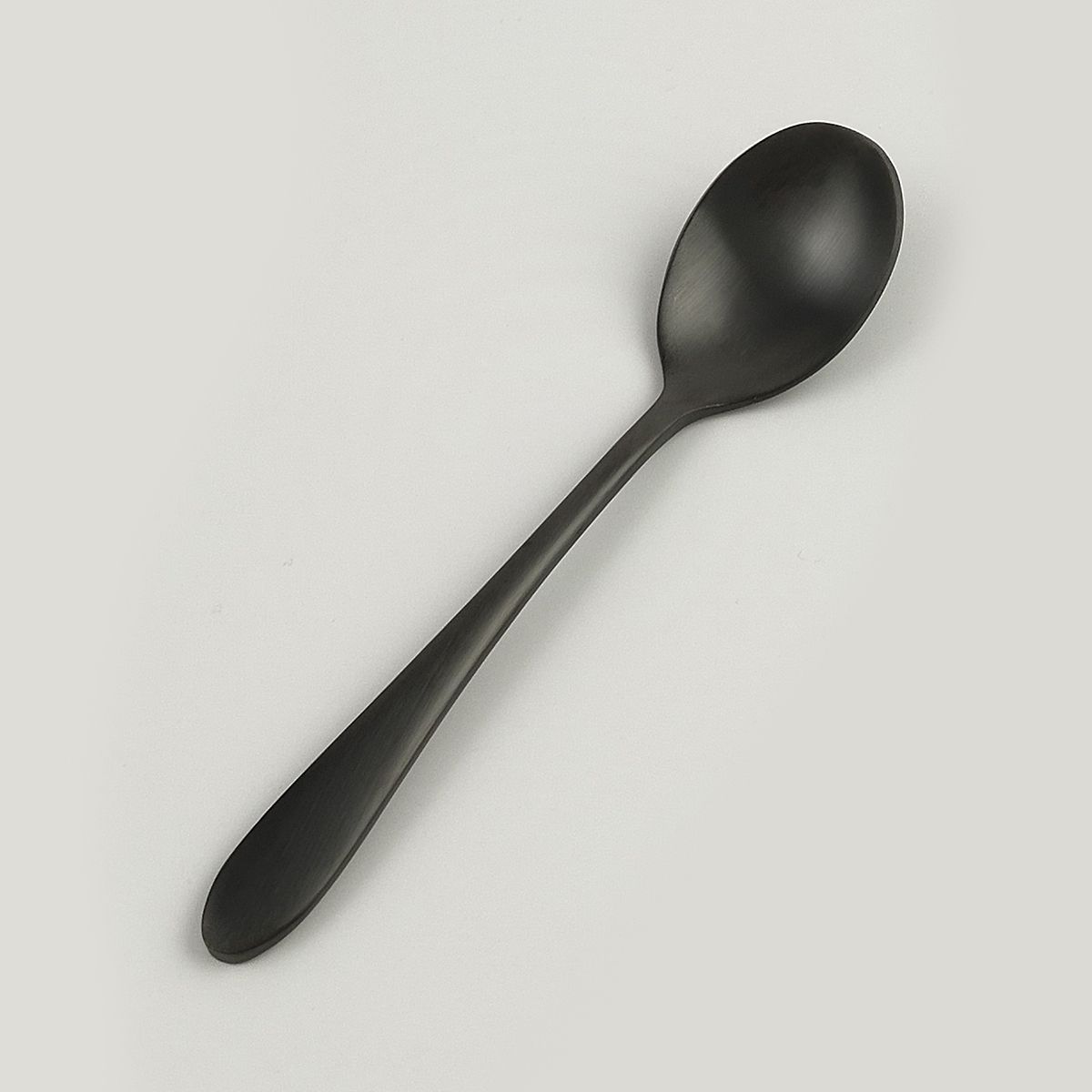Ложка чайная ,покрытие PVD,черный матовый цвет,серия "Alessi-Black"  P.L.