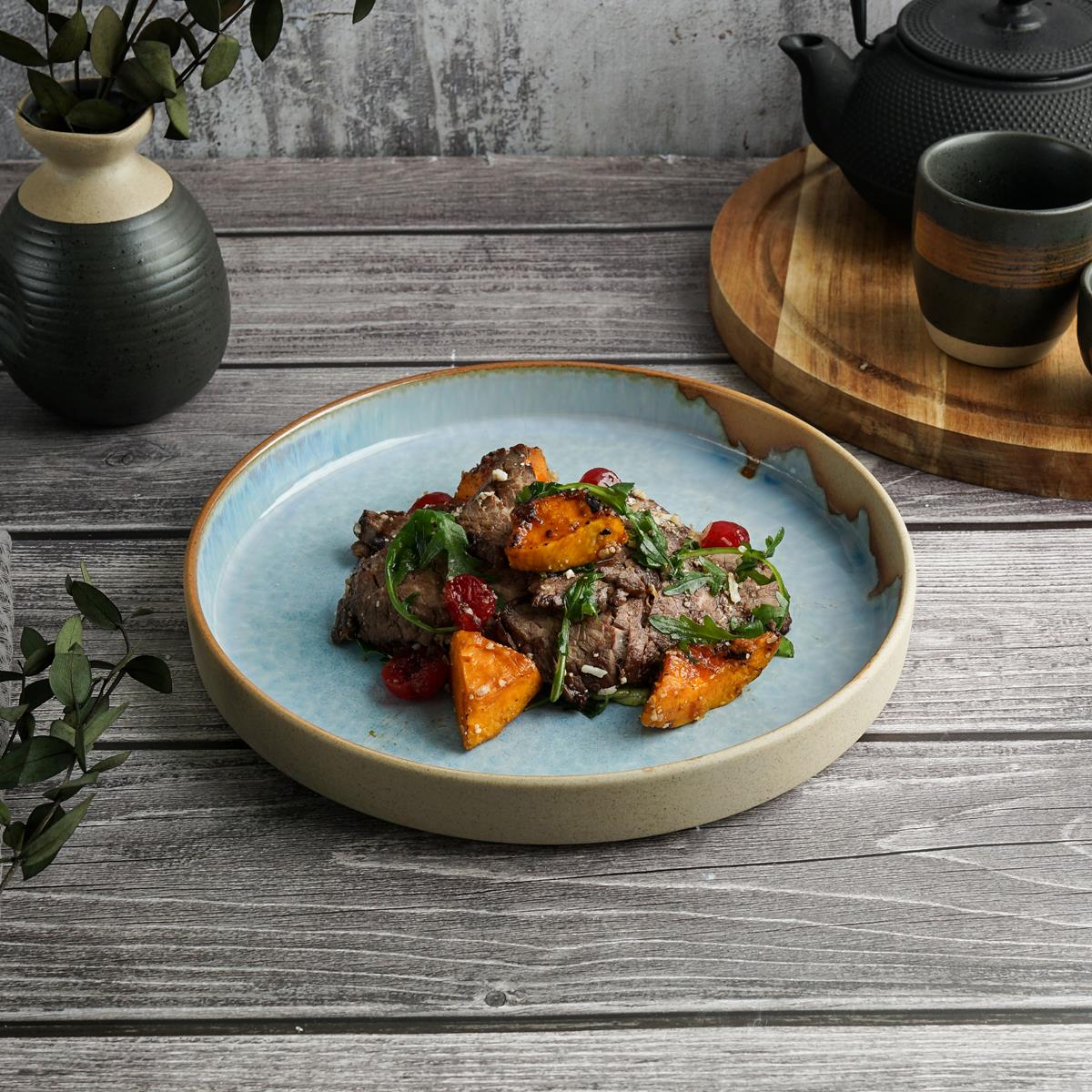 Тарелка с бортом 22*3 см, "Blue Panasia" P.L. Proff Cuisine