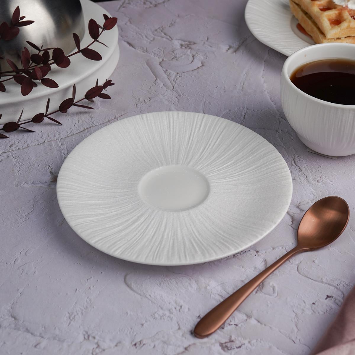 Блюдце d=16,5*2 см,к чашке (арт.81222588),серия "Frost White Moon",  P.L. - Proff Cuisine