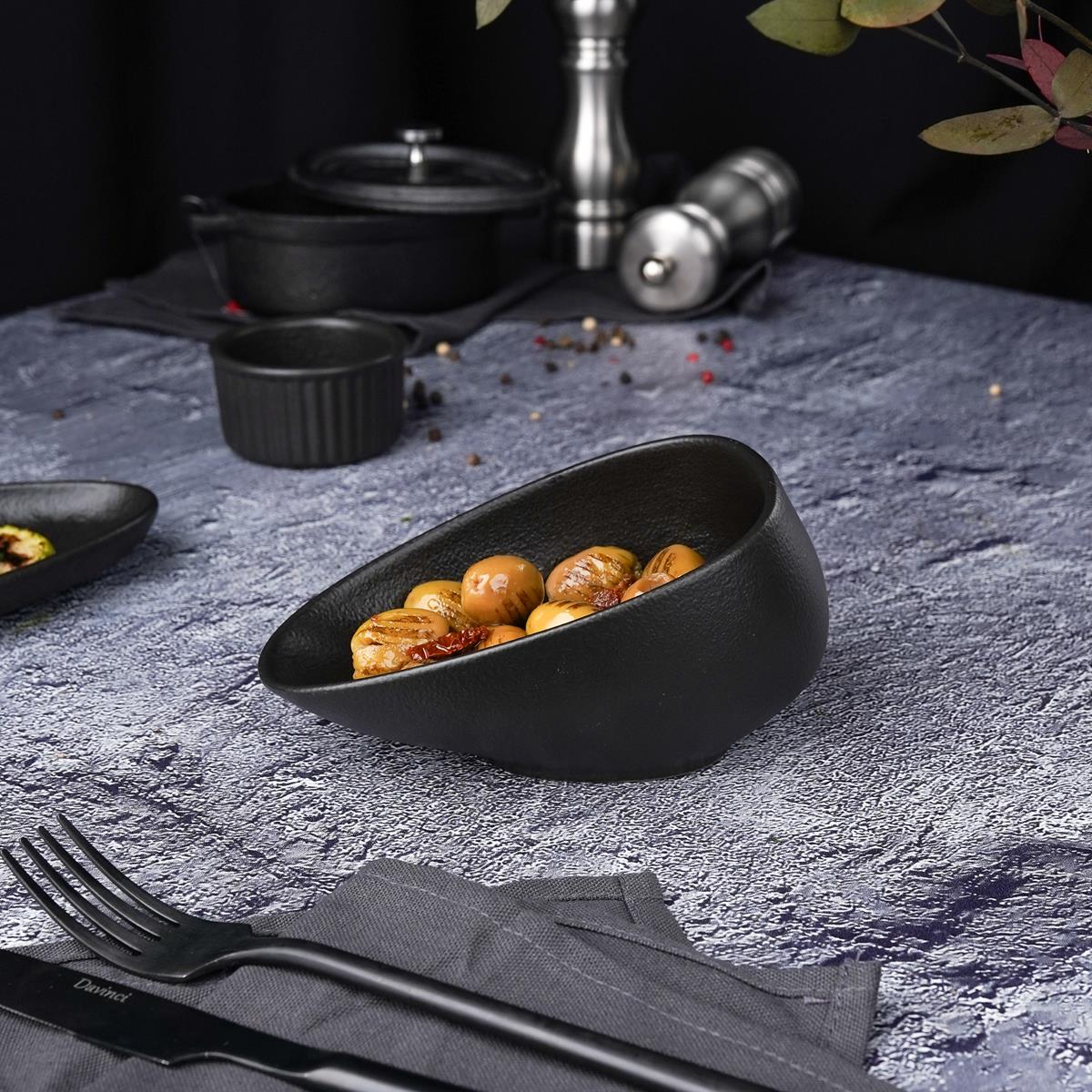 Салатник  Black Raw Steller 14,5*9,4 см, P.L. Proff Cuisine