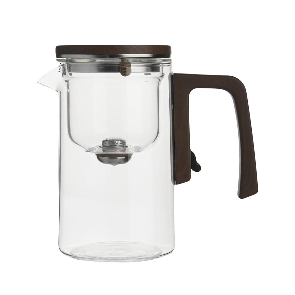 Чайник 720 мл,боросиликатное стекло,магнитный пресс  P.L. Proff Coffee